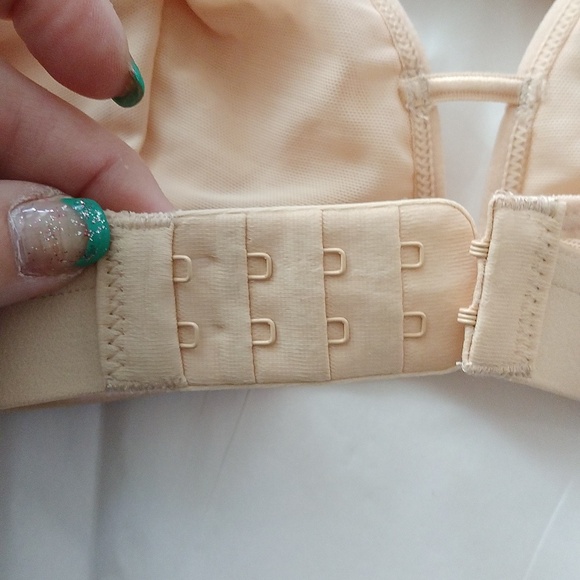 blake & co. Mesh Insert Bralettes, Toasted Almond, Size Medium, Set of 2 - Picture 9 of 14